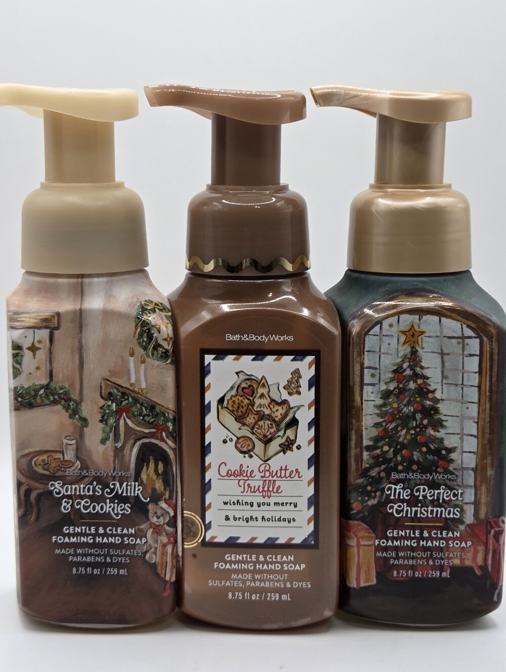 Bath & Body Works Gentle & Clean Foaming Hand Soaps - 3 Scents
